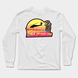 Back to the flightine! Long Sleeve T-Shirt